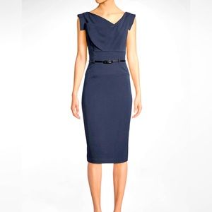 Black Halo Jackie O Sleeveless Sheath Dress